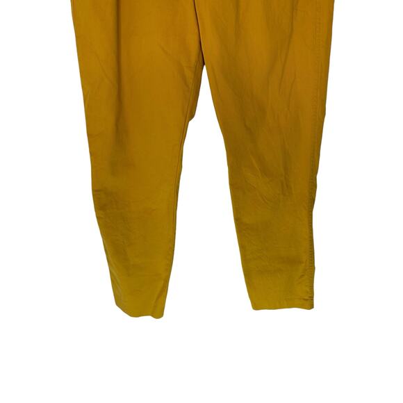 Old Navy Yellow Career Business Office Straight Leg Pixie Dress Pants Size 8 - Picture 5 of 11